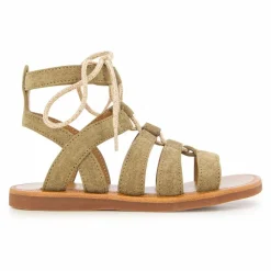 Sandales Plagette Guily Strap | Marron