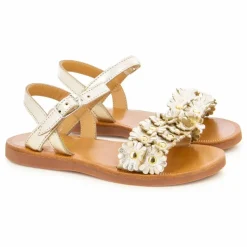 Sandales Plagette Multi Flo | Doré