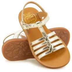 Sandales Plagette New Salomé | Or