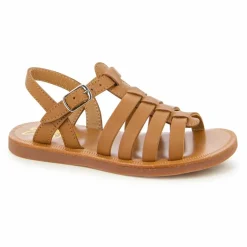 Sandales Plagette Strap | Camel