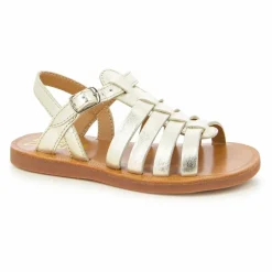Sandales Plagette Strap | Doré