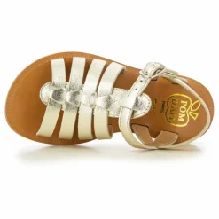 Sandales Plagette Strap | Doré