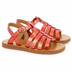 Sandales Plagette Strap | Rouge