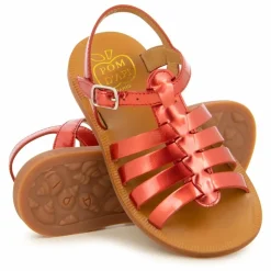 Sandales Plagette Strap | Rouge