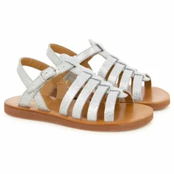 Sandales Plagette Strap | Argenté