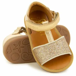 Sandales Poppy Easy Glitter | Doré