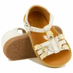 Sandales Poppy Multi Daisy | Crème