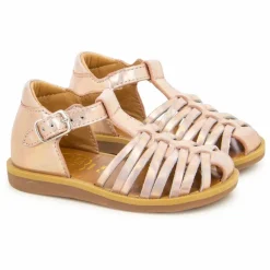 Sandales Poppy Royal | Or rosé metallisé