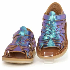 Sandales Sandalita Mermaid Métallisées | Bleu turquoise