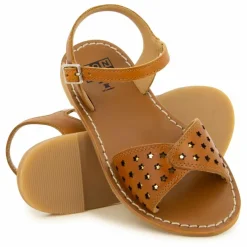 Sandales Sandy Perfos | Cognac