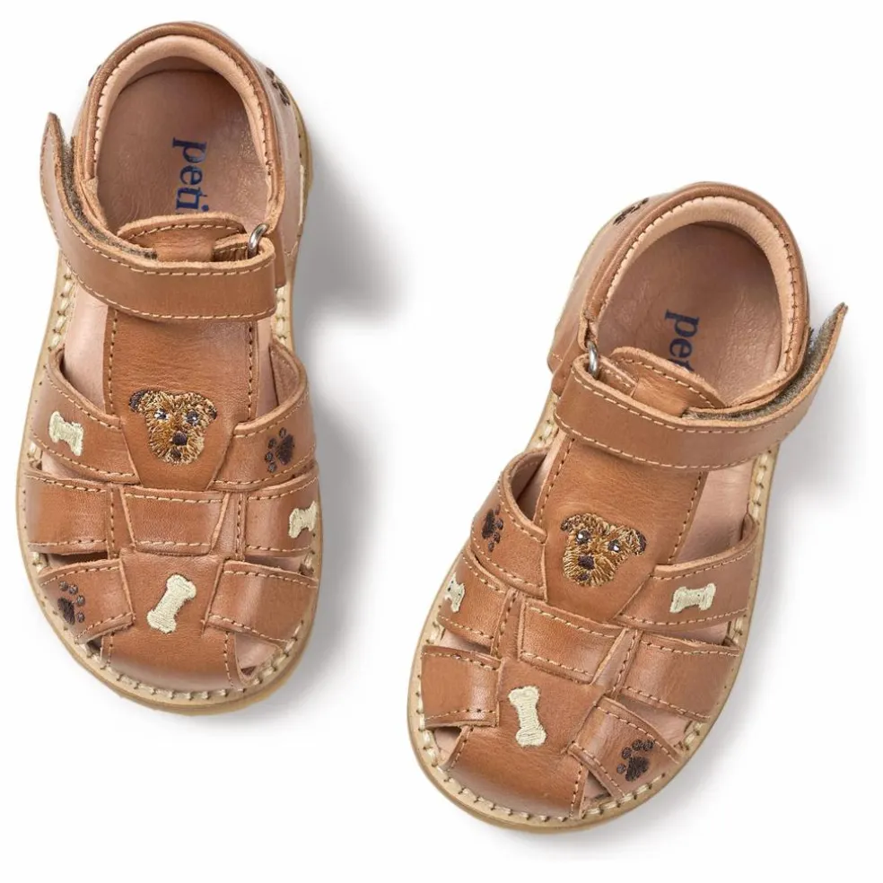 Sandales Scratchs Puppy - Collection Uniqua | Marron