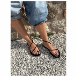 Sandales Stella Strass | Noir