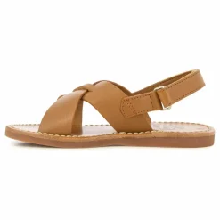 Sandales Stitch Cross | Marron
