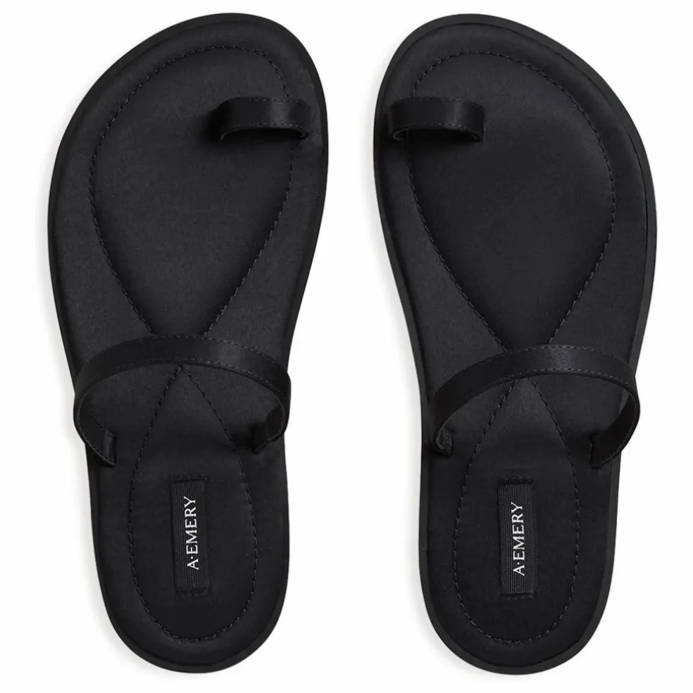 Sandales Turi | Noir brillant