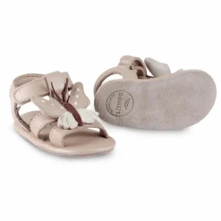 Sandales Tuti Sky Papillon Cuir | Rose pâle