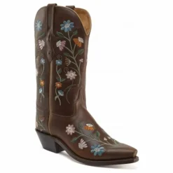 Santiags Bouquet Dark Brown | Marron