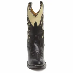 Santiags Flames Black | Noir