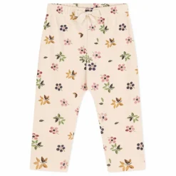 Sarouel Tubique Fleurs | Beige