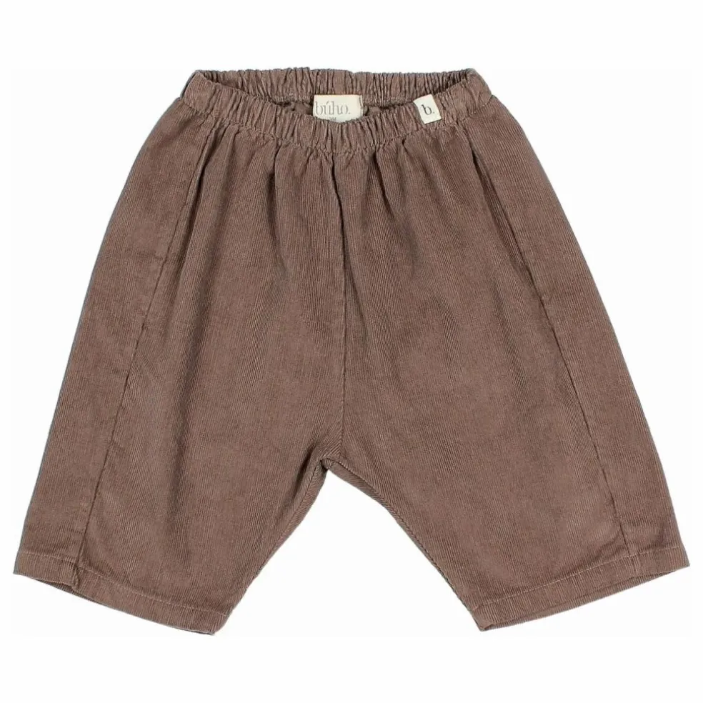 Sarouel Velours Côtelé Coton Bio | Taupe