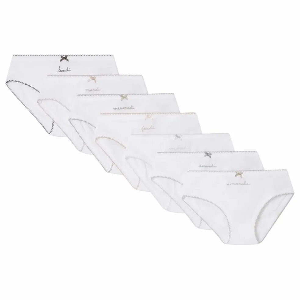 Semainier Culottes | Blanc