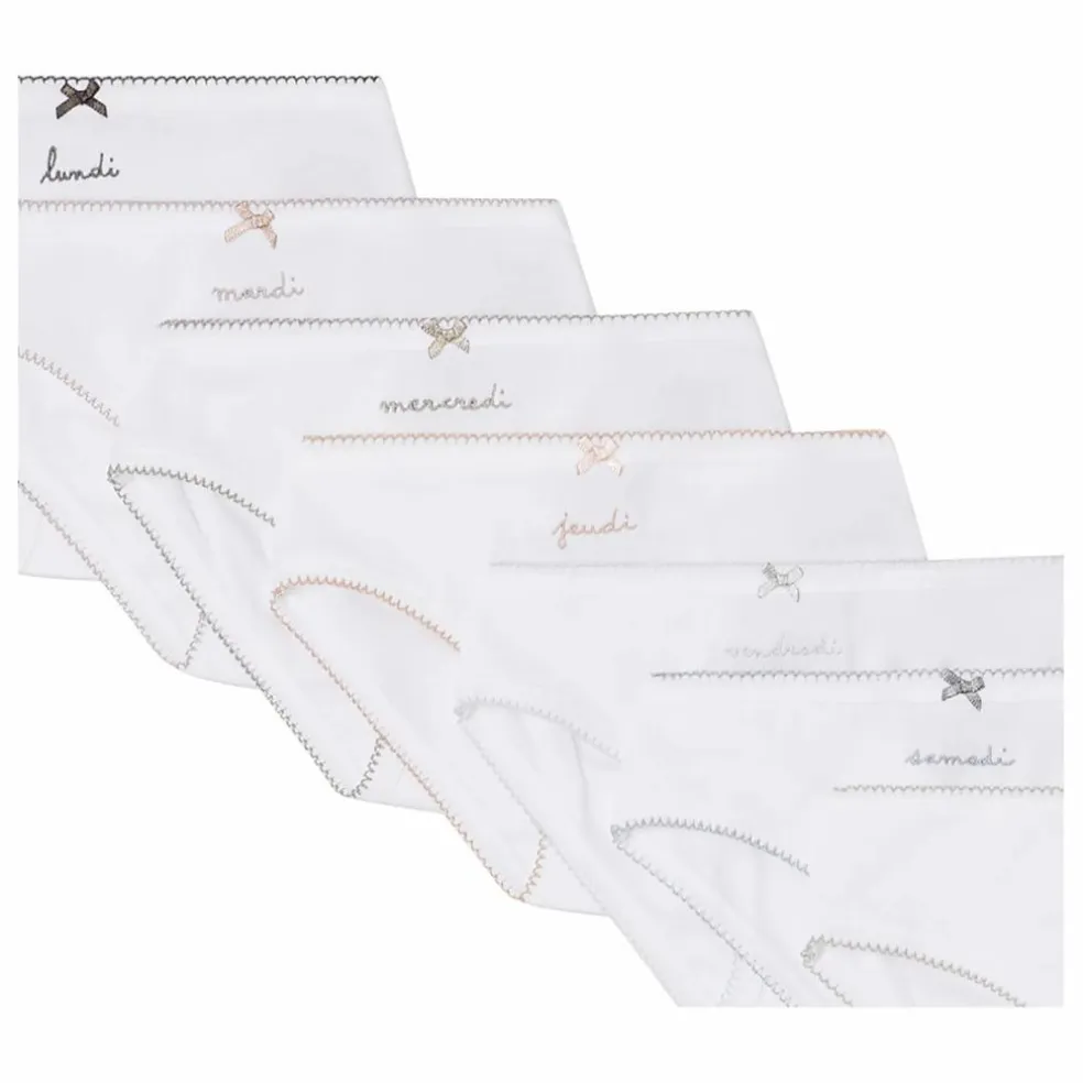 Semainier Culottes | Blanc