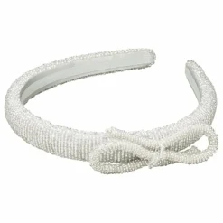 Serre-tête Slim Bow | Argenté