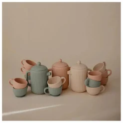 Service à thé en silicone | Beige