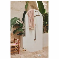 Serviette de plage Lana en coton bio | Jaune