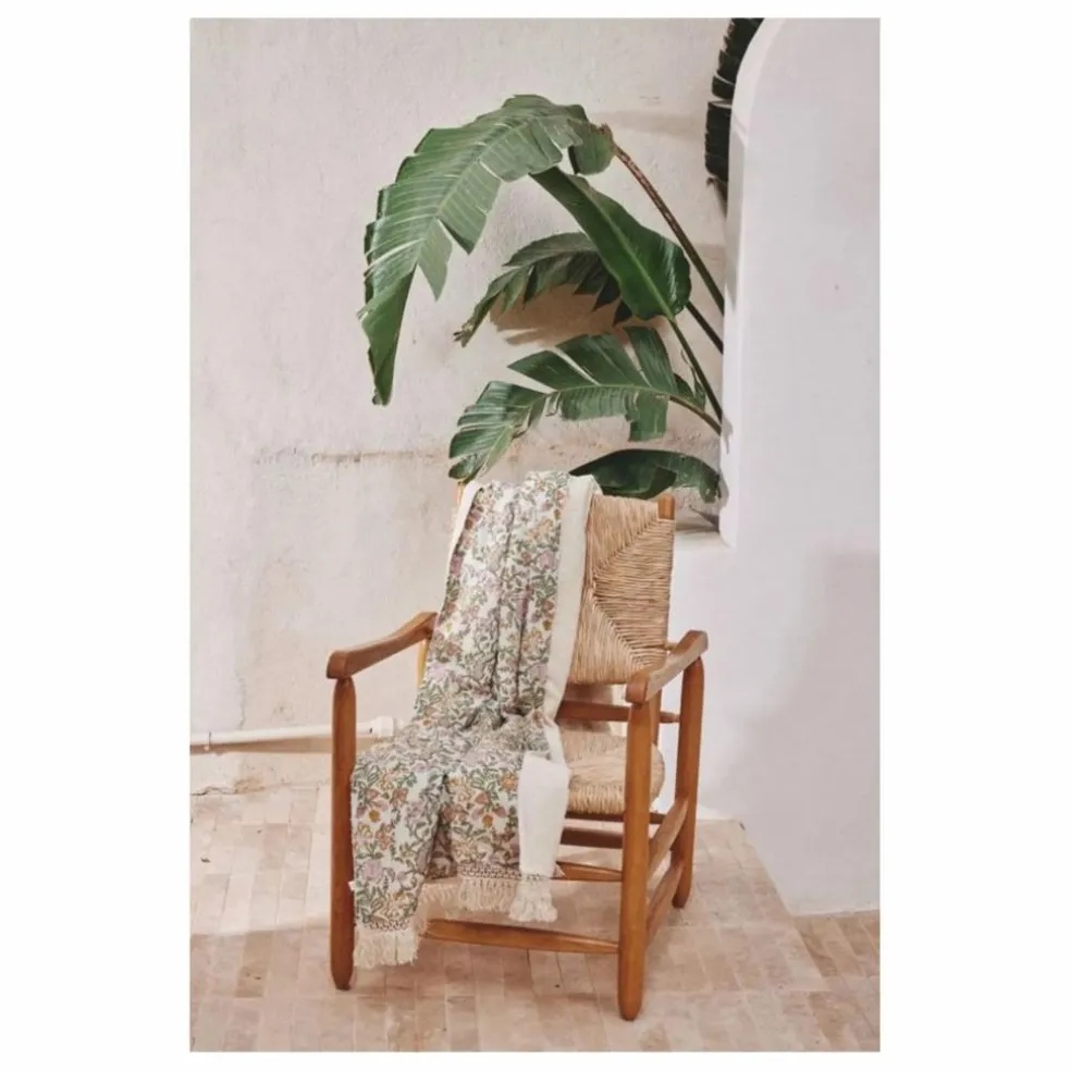 Serviette de plage Lana en coton bio | Crème