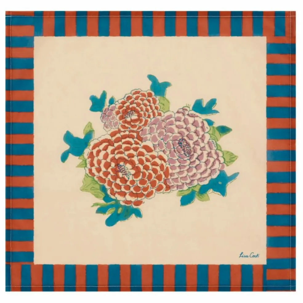 Serviette de table Arabesque Corolla | Multicolore