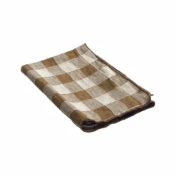 Serviette de table Bourdon en toile vintage | Havane