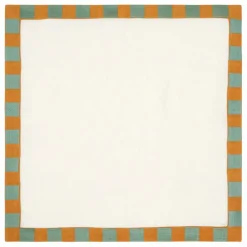 Serviette de table Damier en lin | Ecru