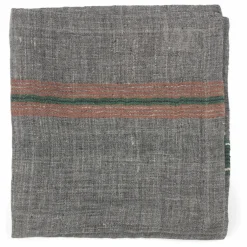 Serviette de table en lin Arlo | Charbon