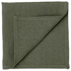 Serviette de table en lin Pise | Kaki