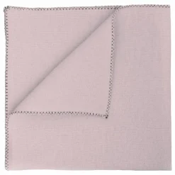 Serviette de table en métis Zilia | Rose poudré