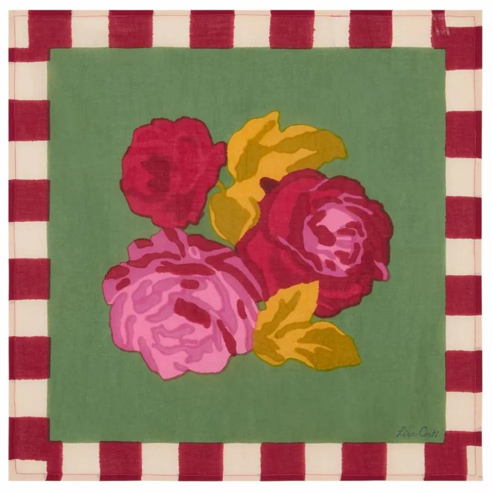 Serviette de table Nizam Stripes | Vert