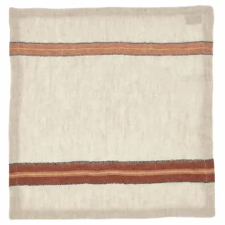 Serviette de table Stripe | Brique