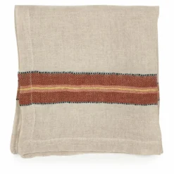 Serviette de table Stripe | Brique
