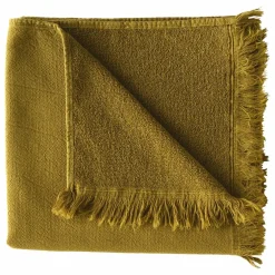 Serviette de toilette en coton bio Luna | Gold
