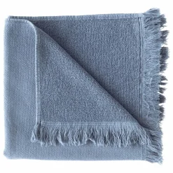 Serviette de toilette en coton bio Luna | Bleu ciel