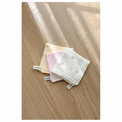 Serviettes Daisies en coton bio - Set de 3