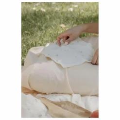 Serviettes Daisies en coton bio - Set de 3