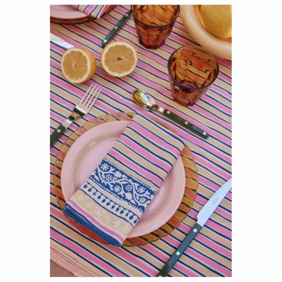 Serviettes de table Carlotta - Set de 4 | Rose fuschia