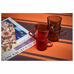 Serviettes de table en coton - Set de 2 | Brun roux