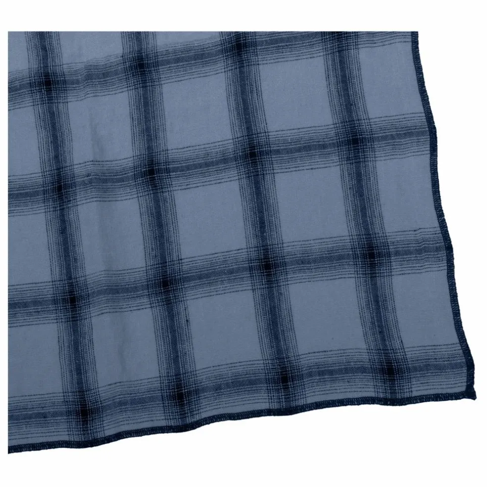 Serviettes de table Highlands en lin lavé - Set de 4 | Bleu nuit