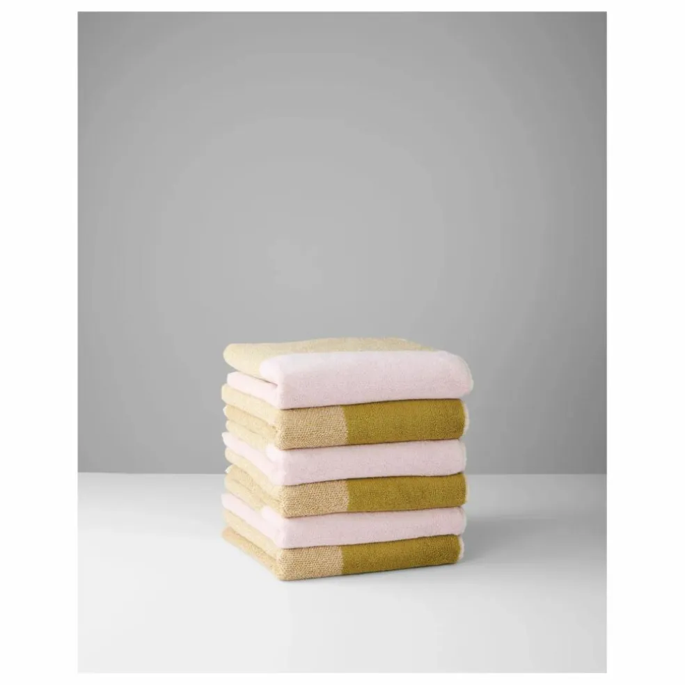 Serviettes de toilette, Lex Pott - Set de 2 | Olive