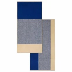 Serviettes de toilette, Lex Pott - Set de 2 | Bleu
