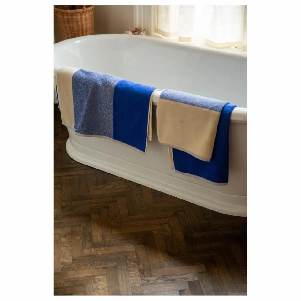 Serviettes de toilette, Lex Pott - Set de 2 | Bleu