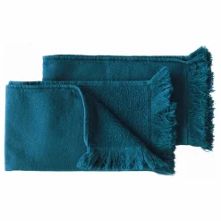 Serviettes d'invité - Set de 2 | Bleu canard