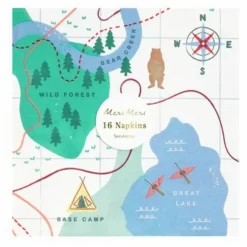 Serviettes en papier Camping Adventure